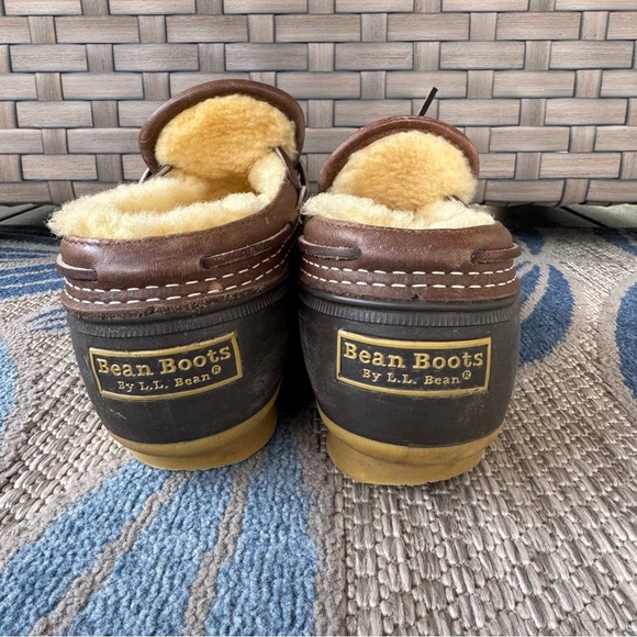 Bean Boots by LL Bean Women’s Shearling Lined Gumshoe Boots Made USA Size 10 - Picture 5 of 8